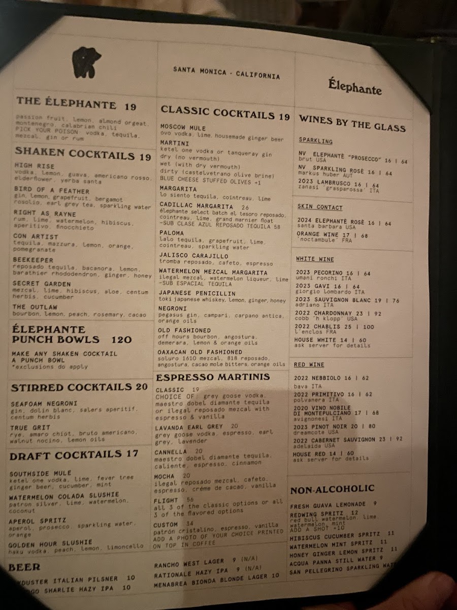 Élephante Menu - Image 4