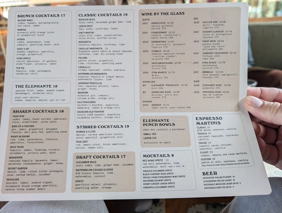 Élephante Menu - Image 5